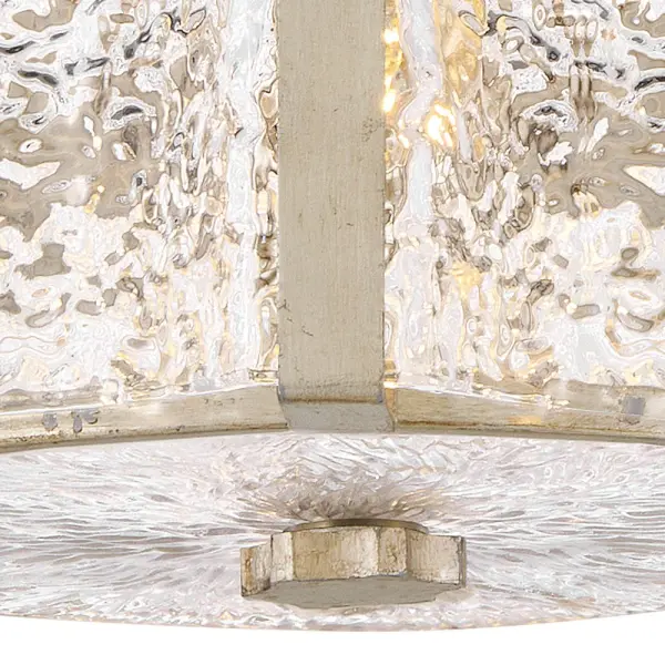 Florian Medium Semi-Flush Mount in Glacial - Image 8