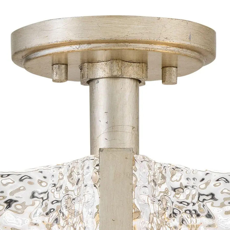 Florian Medium Semi-Flush Mount in Glacial - Image 9