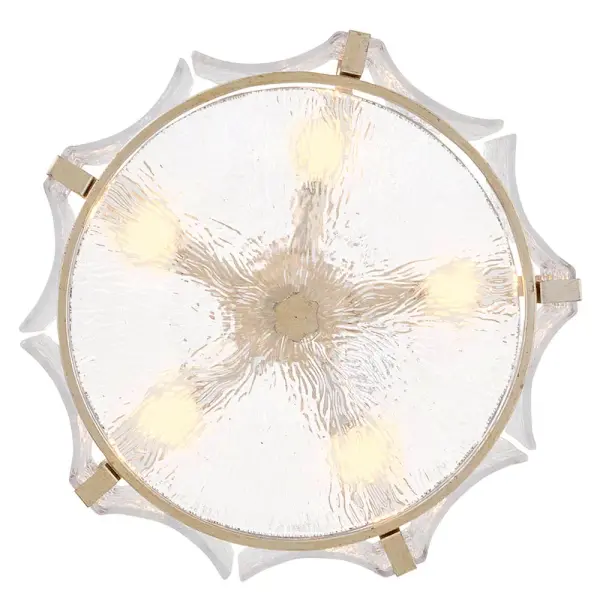 Florian Medium Semi-Flush Mount in Glacial - Image 6