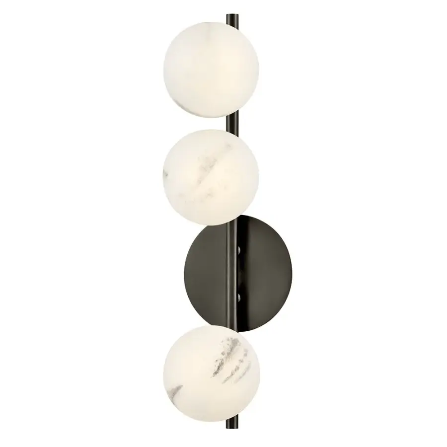 Selene Large Three Light Sconce in Black Oxide - Image 1