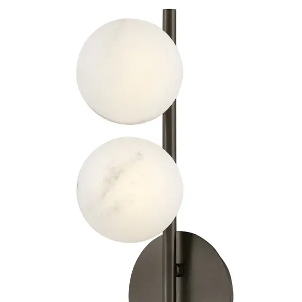 Selene Large Three Light Sconce in Black Oxide - Image 4