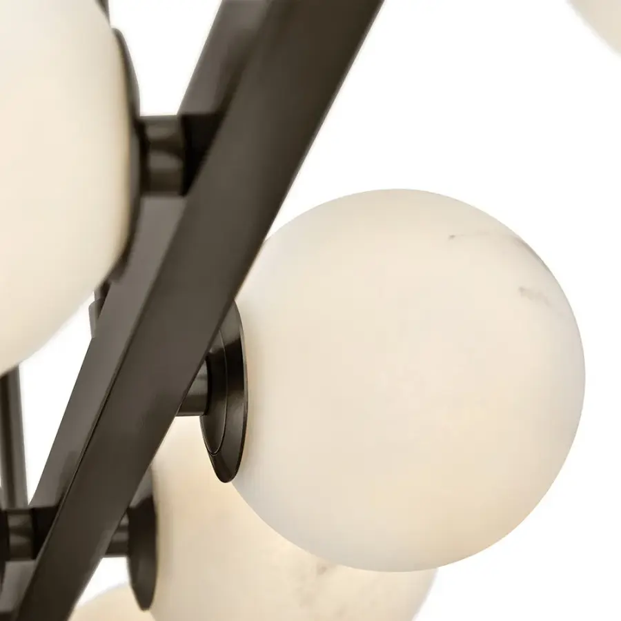 Selene Large Ten Light Linear Chandelier - Image 5