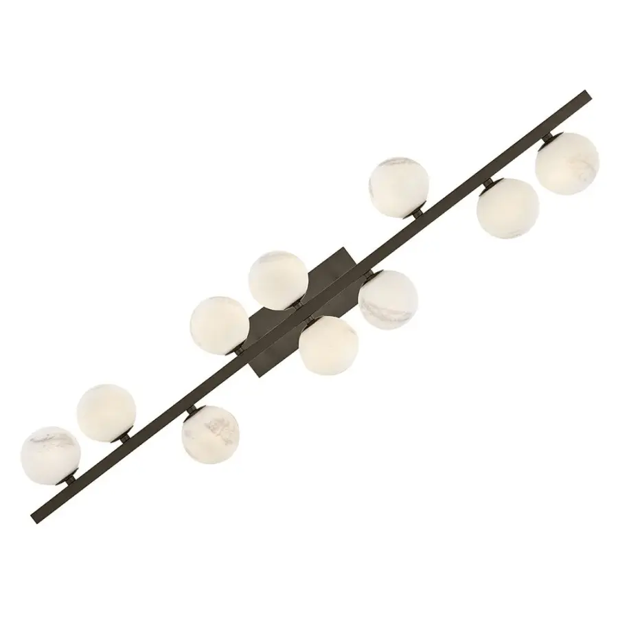 Selene Large Ten Light Linear Chandelier - Image 6