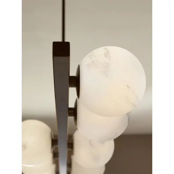 Selene Large Fourteen Light Linear Chandelier - Image 12