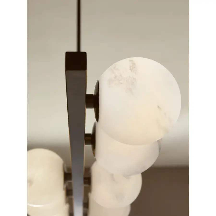 Selene Large Fourteen Light Linear Chandelier - Image 12