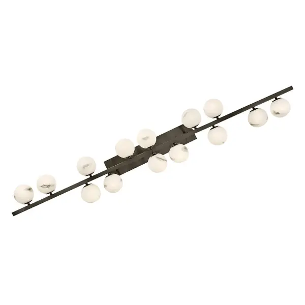Selene Large Fourteen Light Linear Chandelier - Image 7