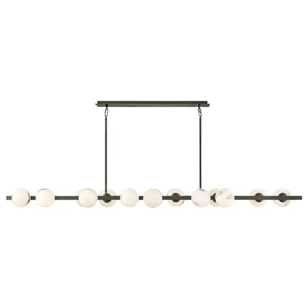 Selene Large Fourteen Light Linear Chandelier - Image 8