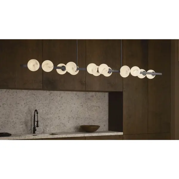 Selene Large Fourteen Light Linear Chandelier - Image 9