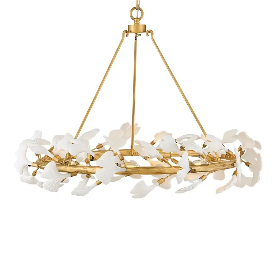 Stunning Botanical Statement Piece with Hand-Forged Artisan Details - Image 4