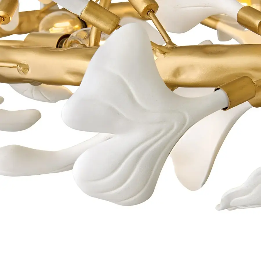 Stunning Botanical Statement Piece with Hand-Forged Artisan Details - Image 6