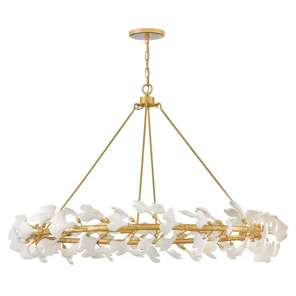 Stunning Botanical Statement Piece with Hand-Forged Artisan Details - Image 3