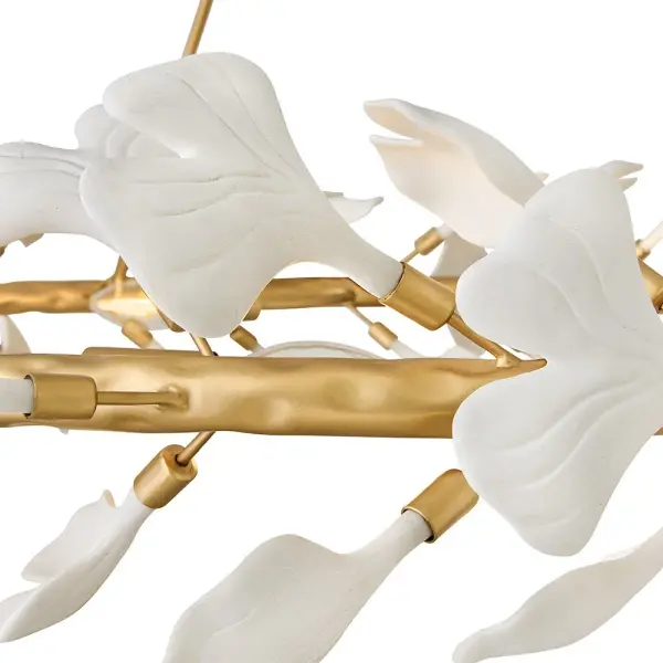 Stunning Botanical Statement Piece with Hand-Forged Artisan Details - Image 6