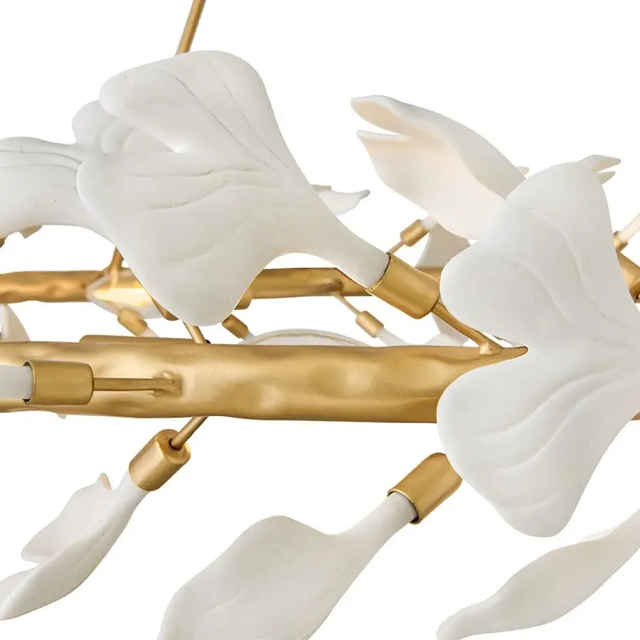 Stunning Botanical Statement Piece with Hand-Forged Artisan Details - Image 6