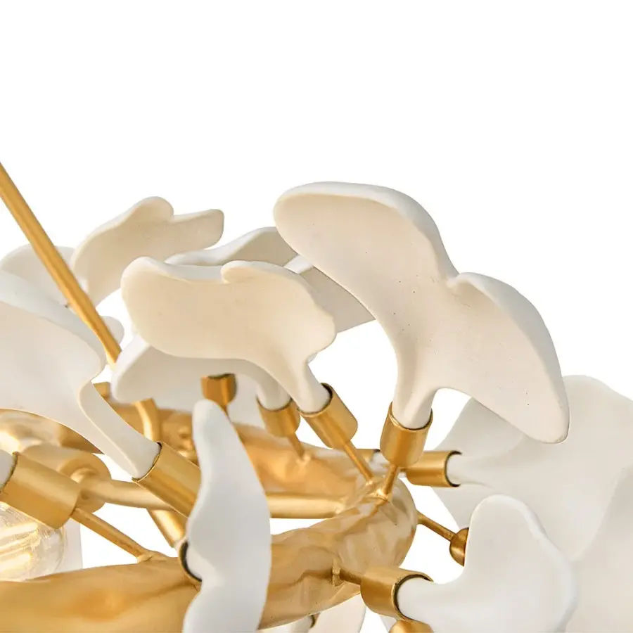 Stunning Botanical Statement Piece with Hand-Forged Artisan Details - Image 7