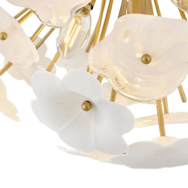 Marianne Medium Semi-Flush Mount in Deluxe Gold - Image 6