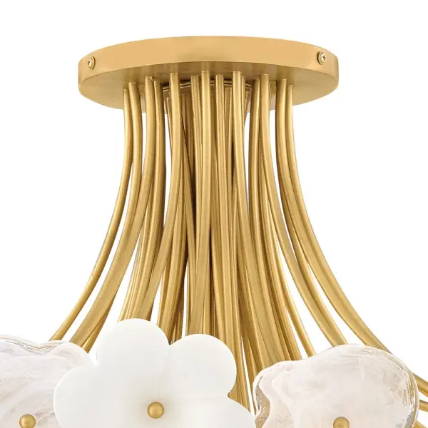 Marianne Medium Semi-Flush Mount in Deluxe Gold - Image 7