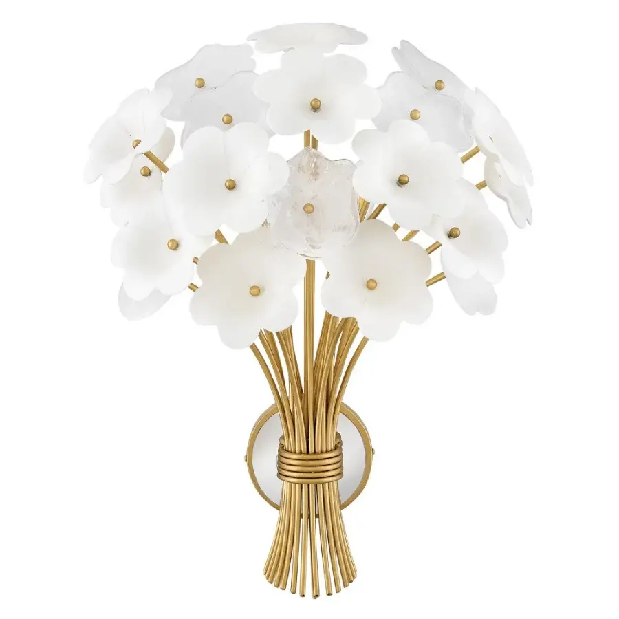 Marianne Large Two Light Sconce in Deluxe Gold - Image 3