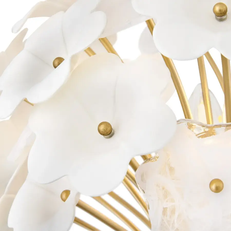 Marianne Large Two Light Sconce in Deluxe Gold - Image 4