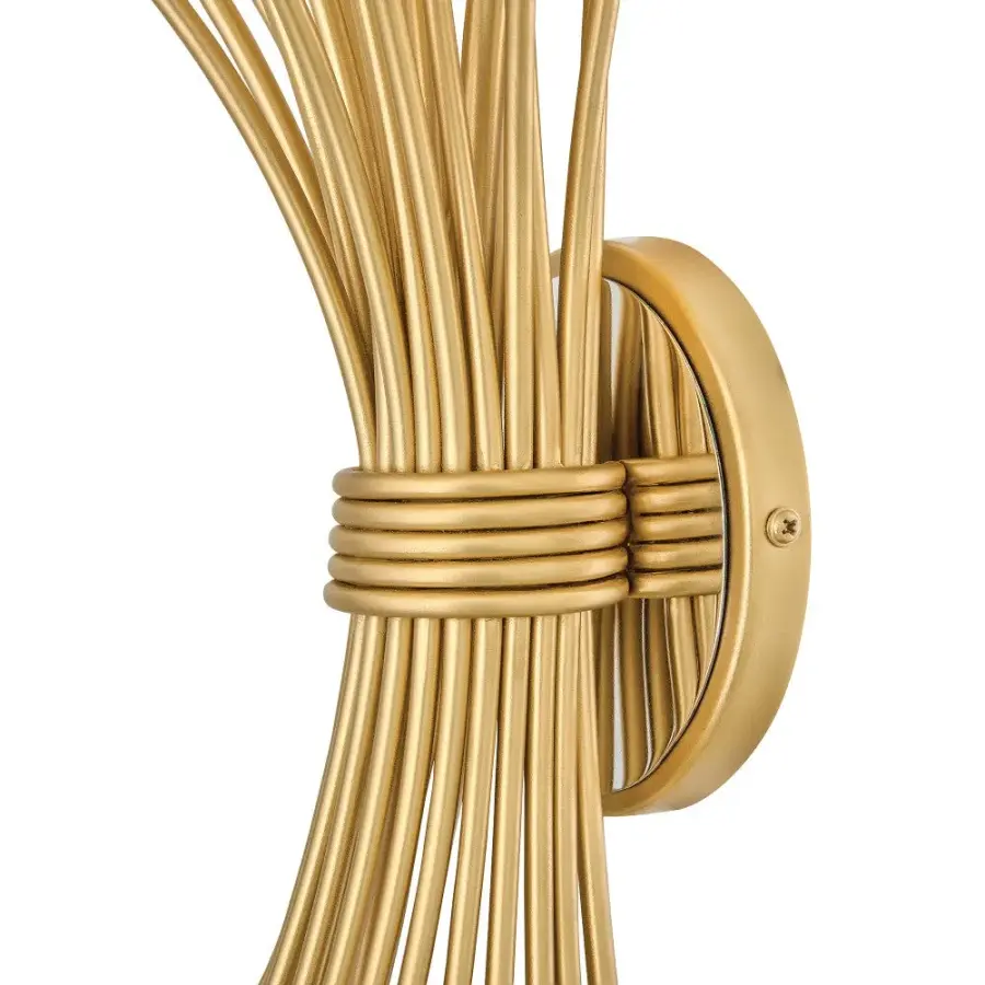 Marianne Large Two Light Sconce in Deluxe Gold - Image 7