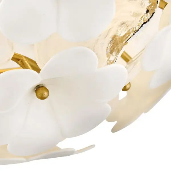 Marianne Medium Semi-Flush Mount in Deluxe Gold - Image 4
