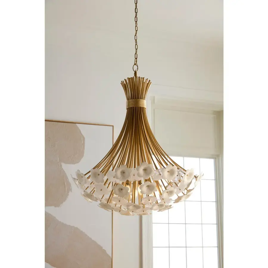 Marianne Large Chandelier in Deluxe Gold - Image 11