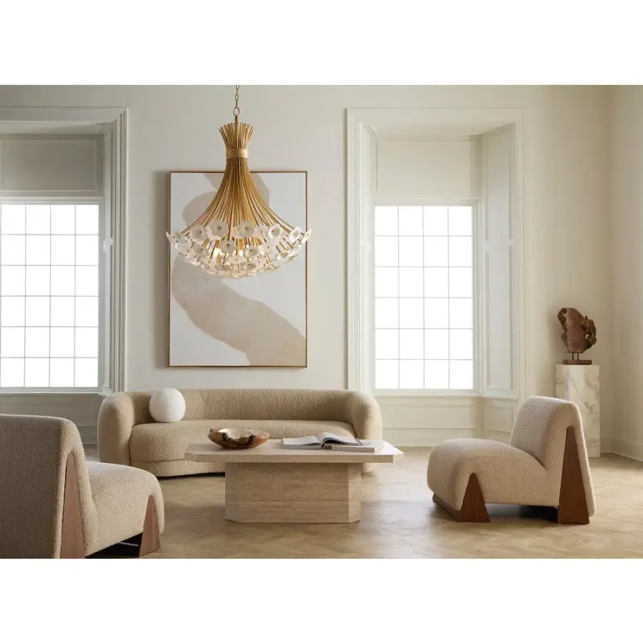Marianne Large Chandelier in Deluxe Gold - Image 12