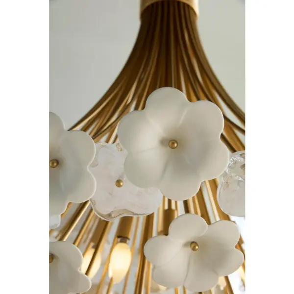 Marianne Large Chandelier in Deluxe Gold - Image 13