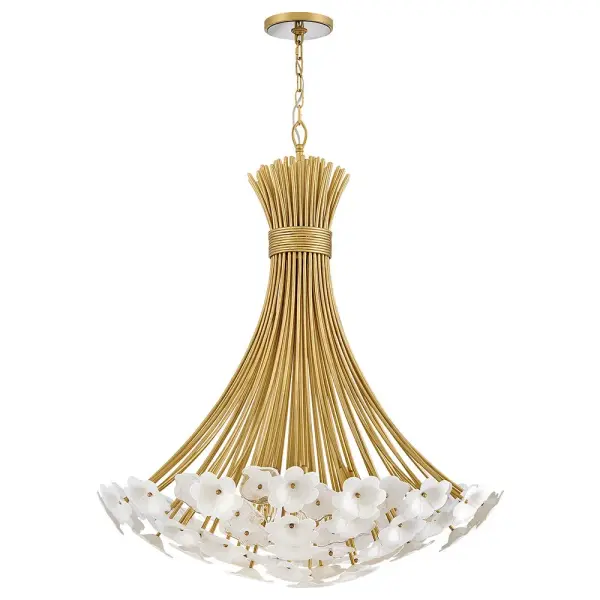 Marianne Large Chandelier in Deluxe Gold - Image 3