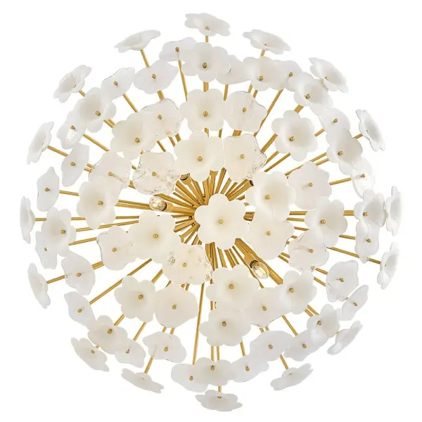 Marianne Large Chandelier in Deluxe Gold - Image 8