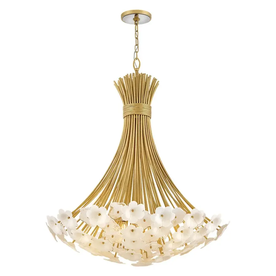 Marianne Large Chandelier in Deluxe Gold - Image 9