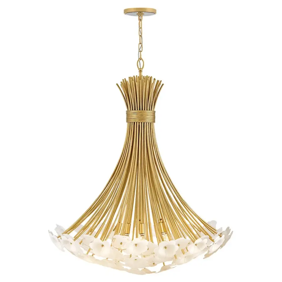 Marianne Large Chandelier in Deluxe Gold - Image 10