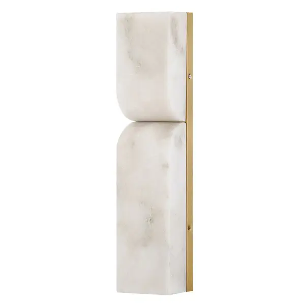 Alune Medium LED Sconce in Lacquered Brass - Image 3