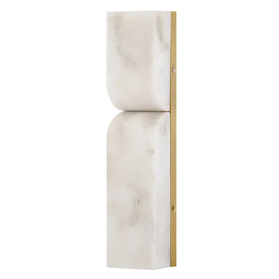 Alune Medium LED Sconce in Lacquered Brass - Image 3