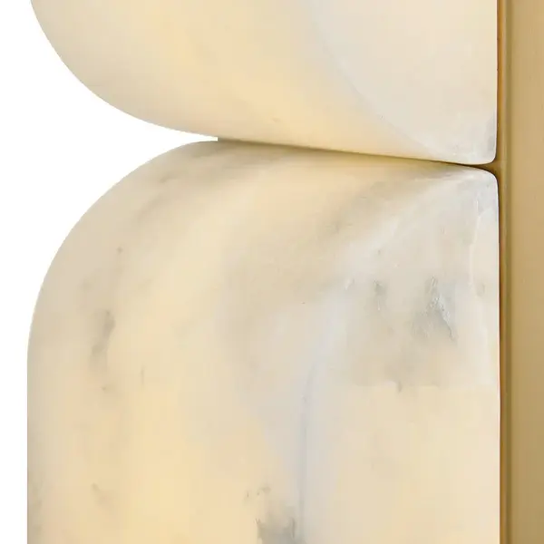 Alune Medium LED Sconce in Lacquered Brass - Image 4