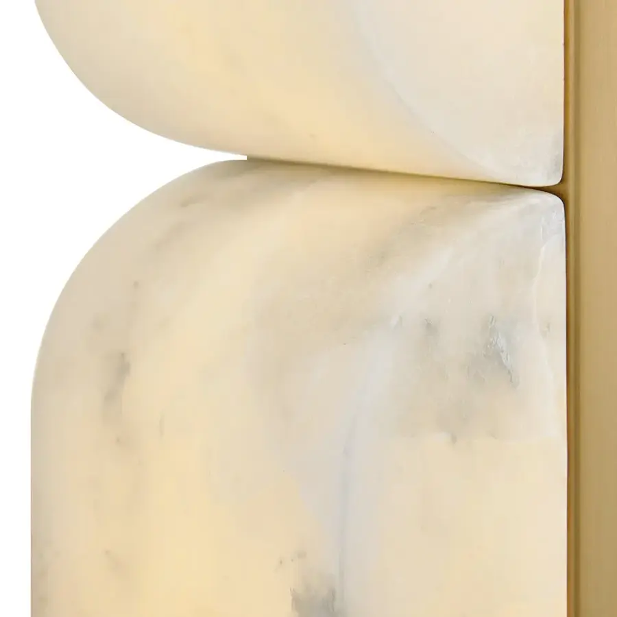 Alune Medium LED Sconce in Lacquered Brass - Image 4