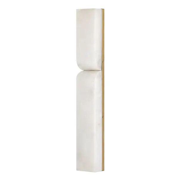 Alune Large LED Sconce in Lacquered Brass - Image 3