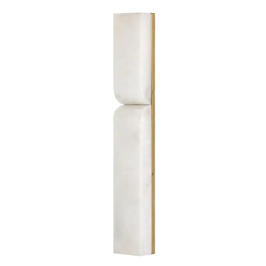 Alune Large LED Sconce in Lacquered Brass - Image 3