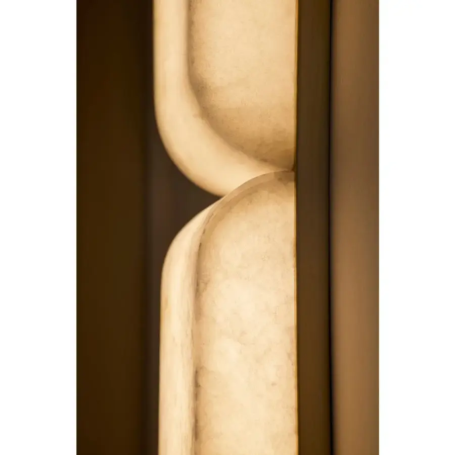 Alune Large LED Sconce in Lacquered Brass - Image 9
