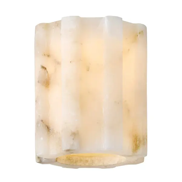This mini flush mount combines natural alabaster beauty with modern LED efficiency. At just 6 inches wide, it's perfect for compact spaces needing sophisticated illumination with unique natural stone character.