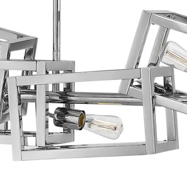 Ensemble Large Six Light Linear Chandelier - Image 5