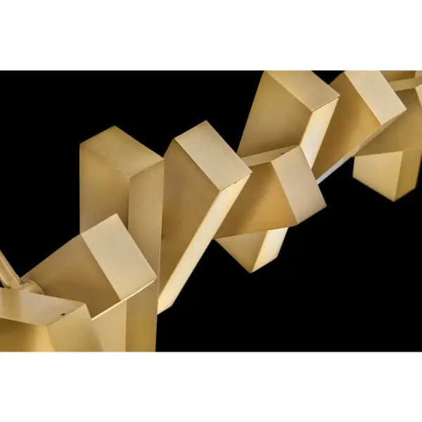 Stitch Medium Adjustable LED Linear Chandelier - Image 12