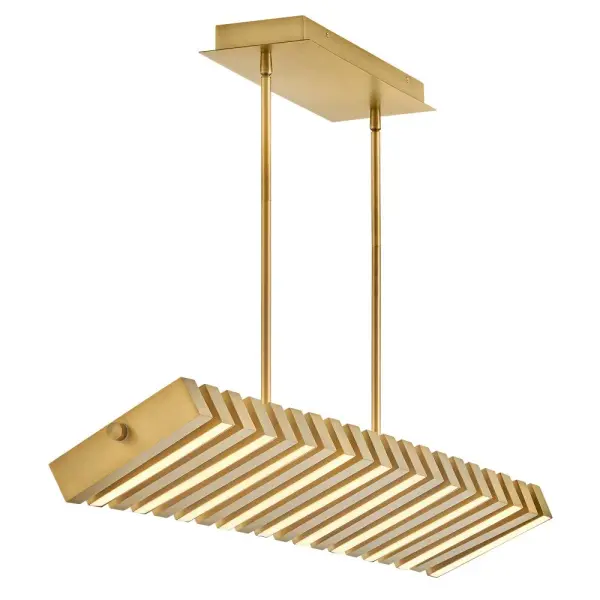 Stitch Medium Adjustable LED Linear Chandelier - Image 10