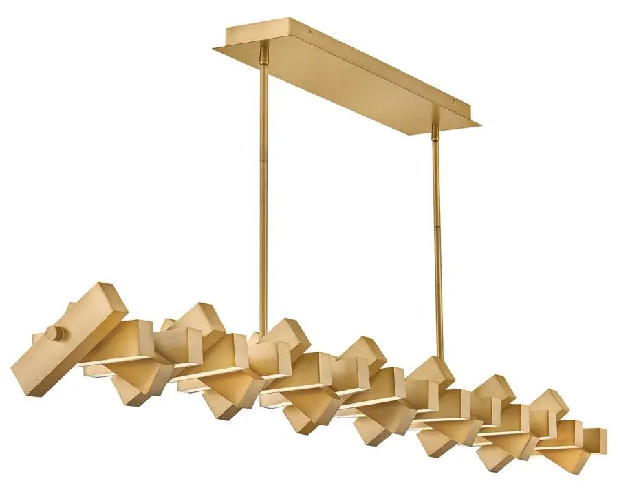 Stitch Large LED Linear Chandelier - Image 12