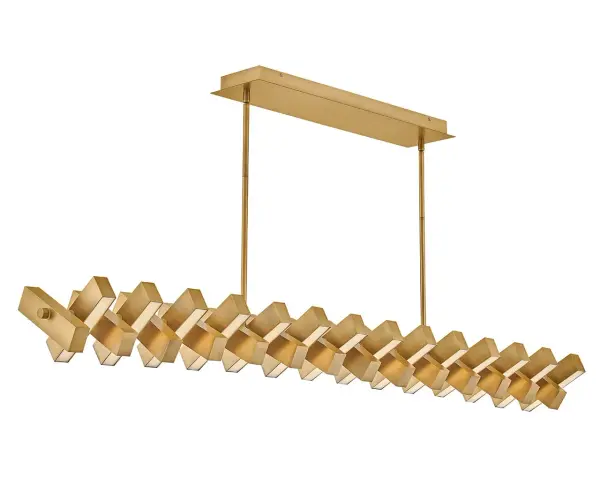 Stitch Large LED Linear Chandelier - Image 14
