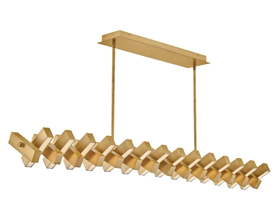Stitch Large LED Linear Chandelier - Image 14