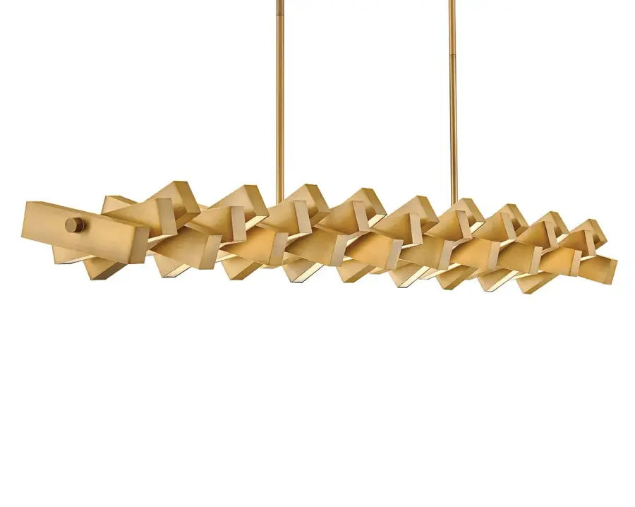 Stitch Large LED Linear Chandelier - Image 17