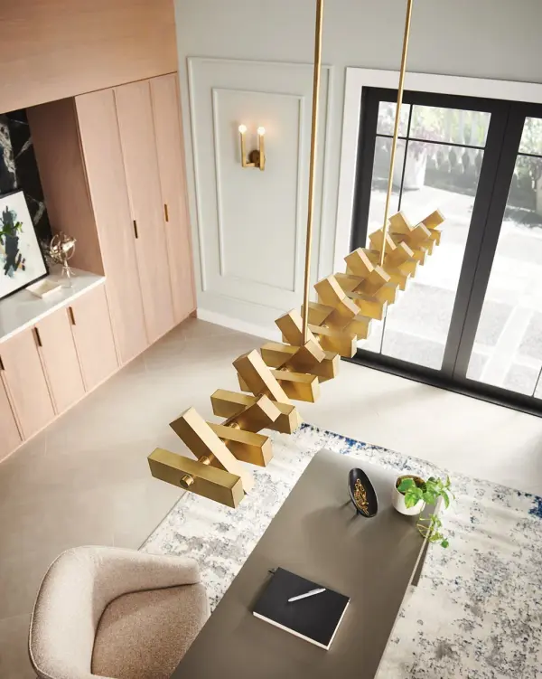 Stitch Large LED Linear Chandelier - Image 19