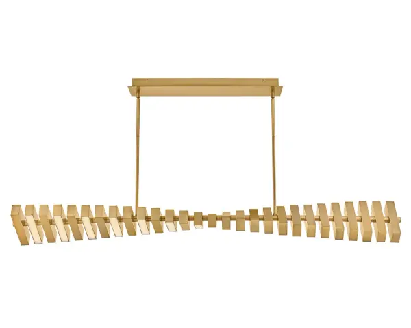 Stitch Large LED Linear Chandelier - Image 8