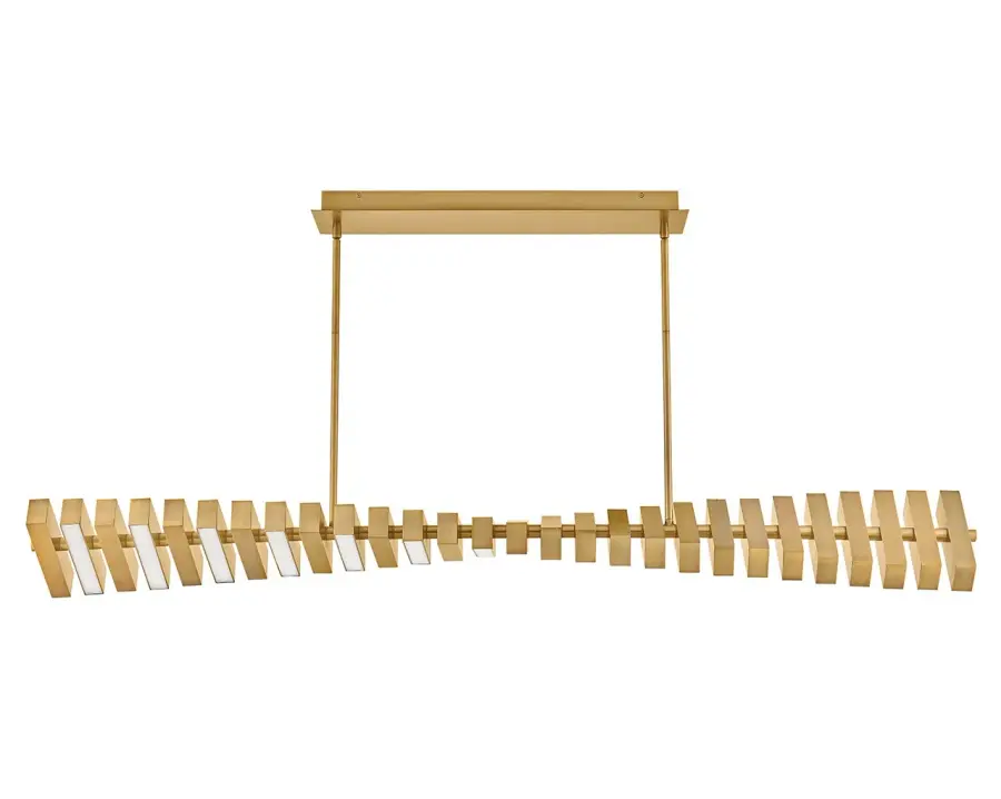 Stitch Large LED Linear Chandelier - Image 9