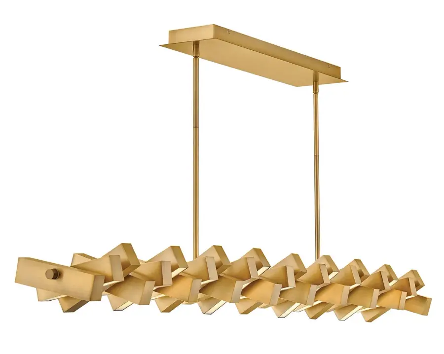 Stitch Large LED Linear Chandelier - Image 10